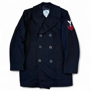 Vintage DSCP Quarterdeck Collection Double Breasted Peacoat Men's Size 42L